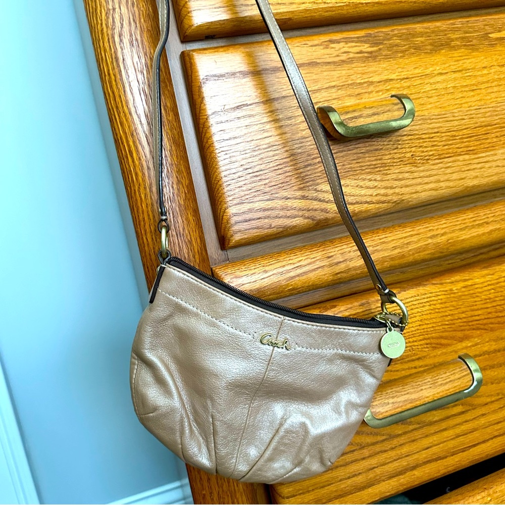 COACH crossbody leather purse